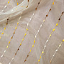 Finished embroidered curtain IRENA glossy
