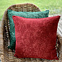 Tapestry cushion cover RED MARBLE