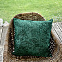 Tapestry cushion cover MARBLE GREEN