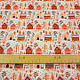 Cotton fabric CHRISTMAS VILLAGE
