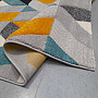 Childrens piece carpet COLORFUL TRIANGLES