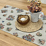 Tapestry tablecloth and scarf HARE IN A FLOWER POT