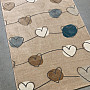 Piece rug SAGA heart