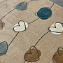 Piece rug SAGA heart