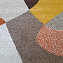 Modern piece carpet Achat 618 rust/cream