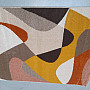 Modern piece carpet Achat 618 rust/cream