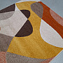 Modern piece carpet Achat 618 rust/cream