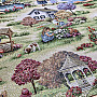 Tapestry tablecloth and scarf GARDEN OF EARTH II