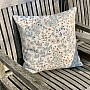 Tapestry pillowcase GLADIS FLOR blue