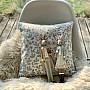 Tapestry pillowcase GLADIS FLOR blue