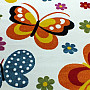 children´s carpet MONDO NEW Butterfly white