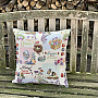 Easter tapestry cover HAPPY EASTER