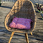 CANVAS HEART SEATS red
