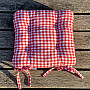 CANVAS HEART SEATS red