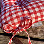 CANVAS HEART SEATS red