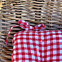 CANVAS HEART SEATS red