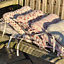 CANVAS HEART SEATS red