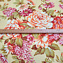 Decorative fabric DOMINA YELLOW LARGE FLOWER