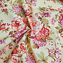 Decorative fabric DOMINA YELLOW LARGE FLOWER
