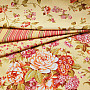 Decorative fabric DOMINA YELLOW LARGE FLOWER