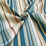 Decorative fabric NEBRASKA - blue stripes