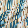 Decorative fabric NEBRASKA - blue stripes