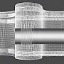 ZIGZAG curtain tieback for rod 10 cm, 1:2