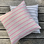 Decorative pillowcase TREBOL STRIPES GREY