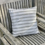 Decorative pillowcase TREBOL STRIPES GREY