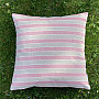 Decorative pillowcase TREBOL PINK STRIPES