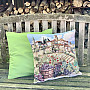Decorative pillowcase LISO green fresh