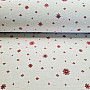 Tapestry fabric SOFT FLAKE RED