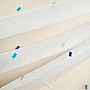 Curtain SINA blue square