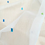 Curtain SINA blue square