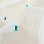 Curtain SINA blue square