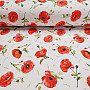 Decorative fabric POPPIES