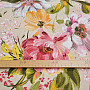 Decorative fabric FLOWERS ROSAURA