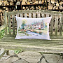 Tapestry cushion COTSWOLDS BRIDGE