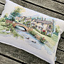 Tapestry cushion COTSWOLDS BRIDGE