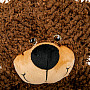 Plush toy BEAR dark brown