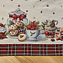 Tapestry tablecloth and scarf CHRISTMAS CANDY