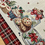 Tapestry tablecloth and scarf CHRISTMAS CANDY