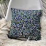 Tapestry pillowcase TREE OF HAPPINESS all-over BLUE