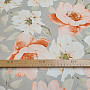 Decorative fabric OXFORD ORANGE FLOWER
