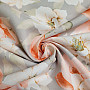 Decorative fabric OXFORD ORANGE FLOWER