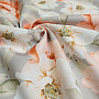 Decorative fabric OXFORD ORANGE FLOWER