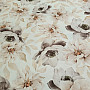 Decorative fabric OXFORD BEIGE FLOWER