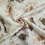 Decorative fabric OXFORD BEIGE FLOWER