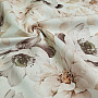Decorative fabric OXFORD BEIGE FLOWER