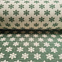 Luxurious decorative fabric FLAKES GREEN